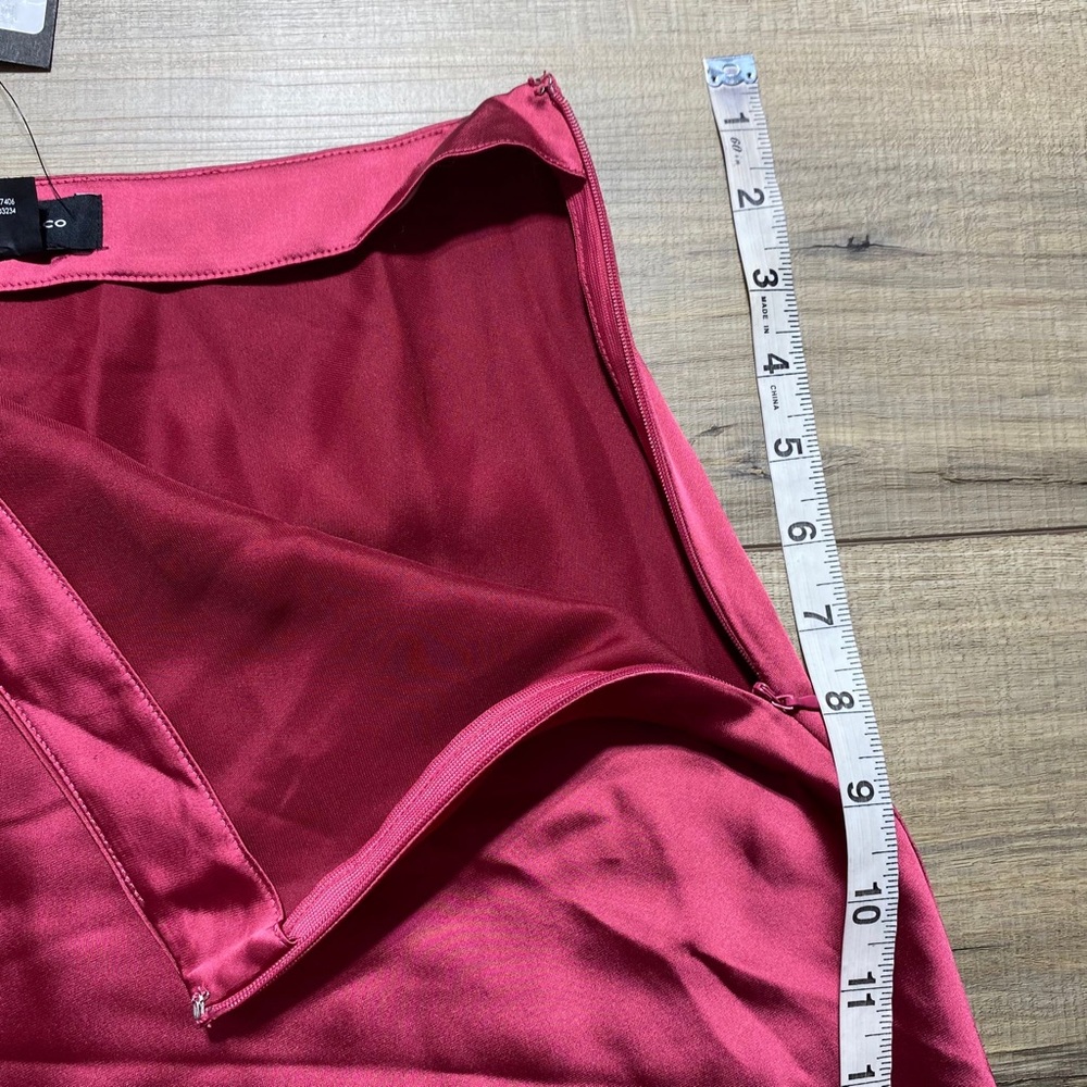 Club Monaco Women's Trycia 90s Inspired Slip Skirt Size‎ 0 Pink - Picture 11 of 14